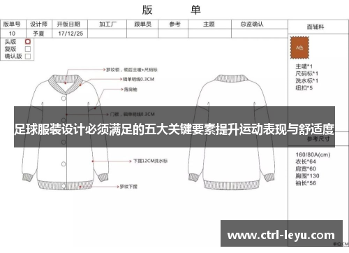 足球服装设计必须满足的五大关键要素提升运动表现与舒适度 足球服装设计必须满足的五大关键要素提升运动表现与舒适度